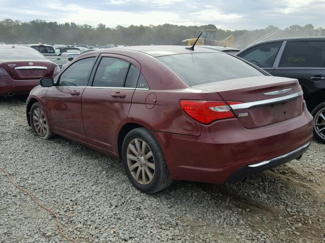 1C3CCBBG7EN119558 - 2014 CHRYSLER 200 TOURIN RED photo 3