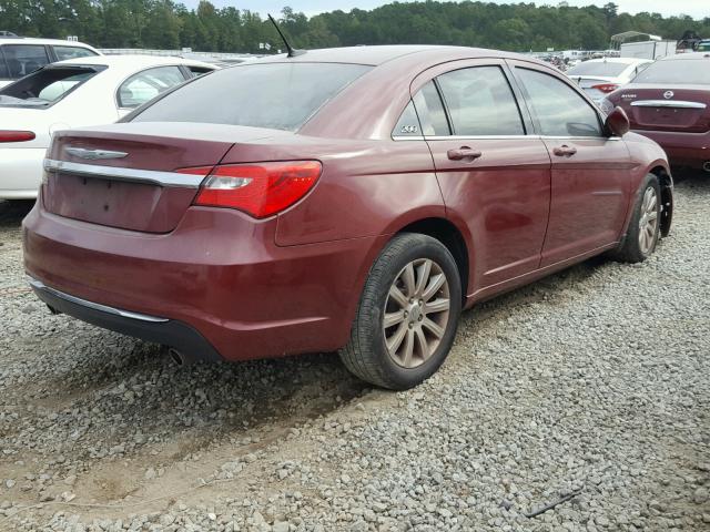 1C3CCBBG7EN119558 - 2014 CHRYSLER 200 TOURIN RED photo 4