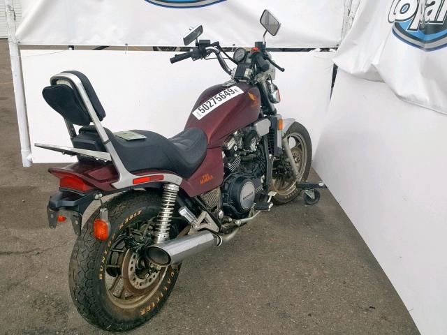 1HFSC1210EA109688 - 1984 HONDA VF1100 C BURGUNDY photo 4