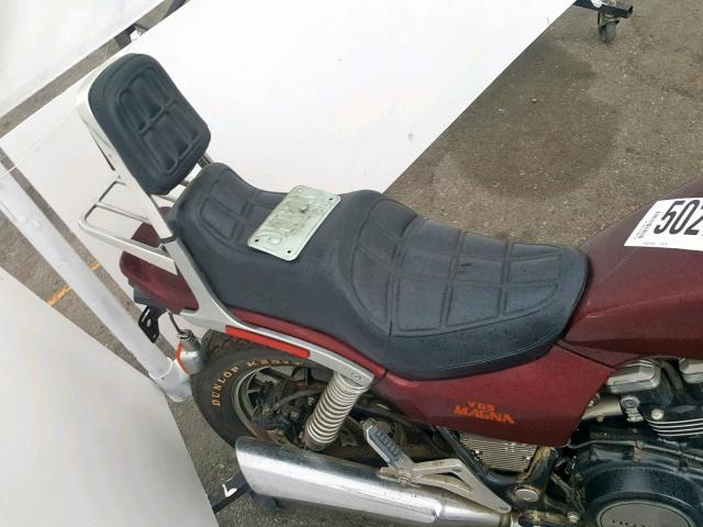 1HFSC1210EA109688 - 1984 HONDA VF1100 C BURGUNDY photo 6