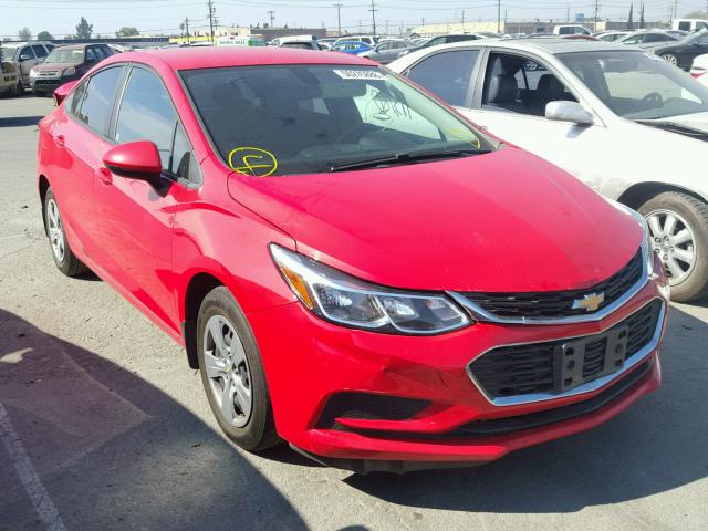 1G1BC5SM7H7123352 - 2017 CHEVROLET CRUZE LS RED photo 1