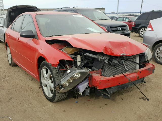 1YVHP84D965M60080 - 2006 MAZDA 6 S RED photo 1