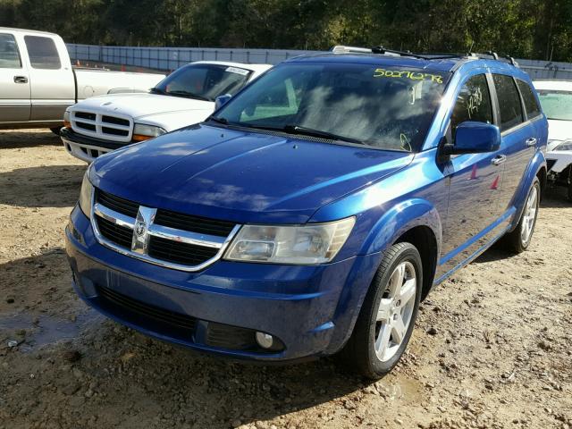 3D4PG9FV1AT227349 - 2010 DODGE JOURNEY R/ BLUE photo 2