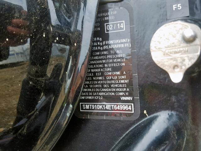 SMT910K14ET649964 - 2014 TRIUMPH CAR BONNEVILLE BLACK photo 10