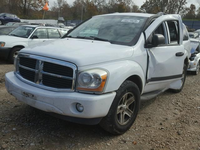 1D4HB48246F141544 - 2006 DODGE DURANGO SL WHITE photo 2