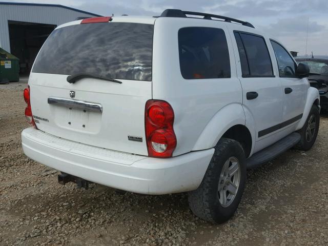 1D4HB48246F141544 - 2006 DODGE DURANGO SL WHITE photo 4