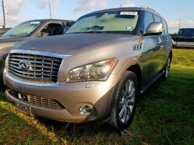 JN8AZ2ND3C9716400 - 2012 INFINITI QX56 CHARCOAL photo 2