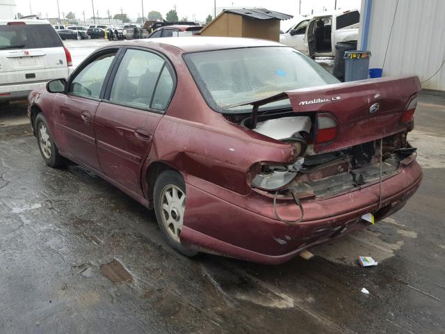1G1NE52M6W6204417 - 1998 CHEVROLET MALIBU LS 栗色 照片 3
