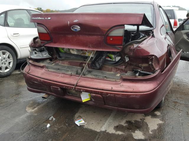 1G1NE52M6W6204417 - 1998 CHEVROLET MALIBU LS 栗色 照片 9