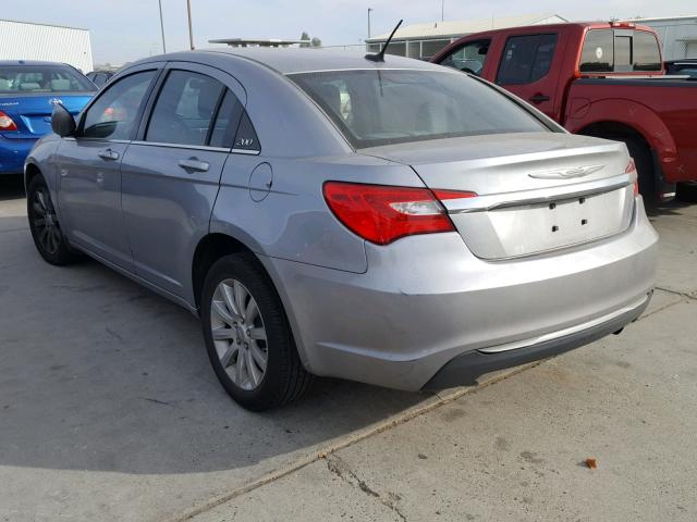 1C3CCBBB3DN558727 - 2013 CHRYSLER 200 TOURIN GRAY photo 3