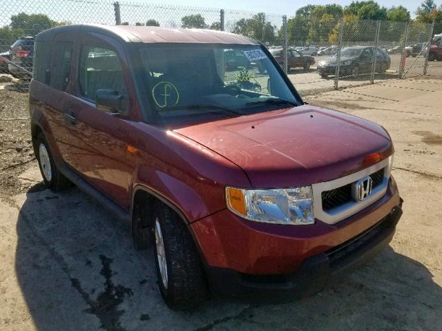 5J6YH1H76BL001023 - 2011 HONDA ELEMENT EX BURGUNDY photo 1