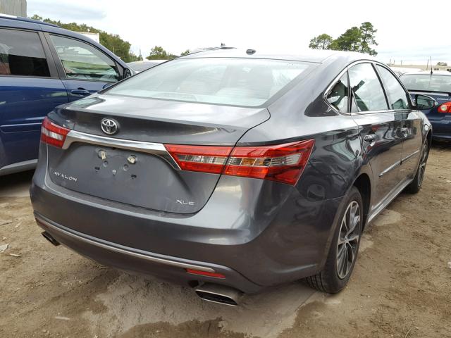 4T1BK1EB3HU258113 - 2017 TOYOTA AVALON XLE GRAY photo 4