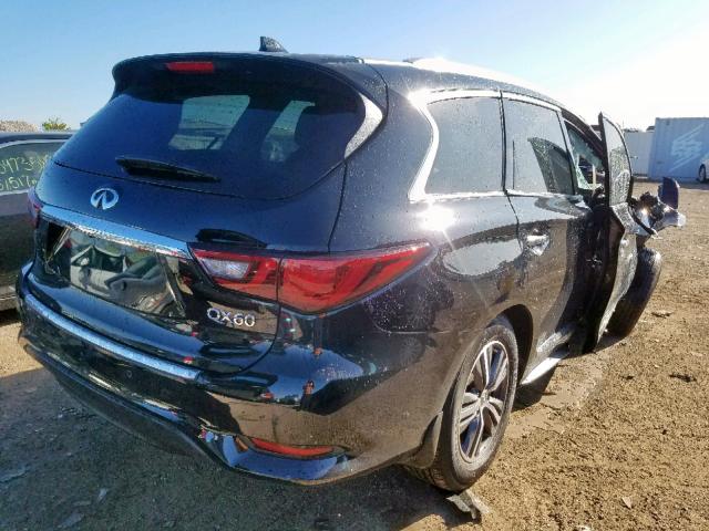 5N1DL0MM0KC514062 - 2019 INFINITI QX60 LUXE BLACK photo 4