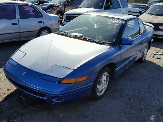 1G8ZH1271TZ338582 - 1996 SATURN SC2 TWO TONE photo 2