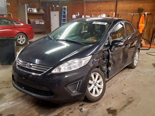 3FADP4BJ0DM103700 - 2013 FORD FIESTA SE BLACK photo 2