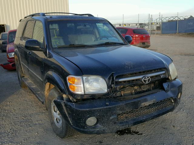 5TDBT48A91S048101 - 2001 TOYOTA SEQUOIA LI BLACK photo 1