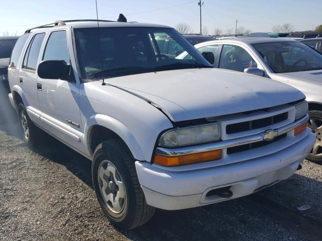 1GNDT13X84K137647 - 2004 CHEVROLET BLAZER WHITE photo 1