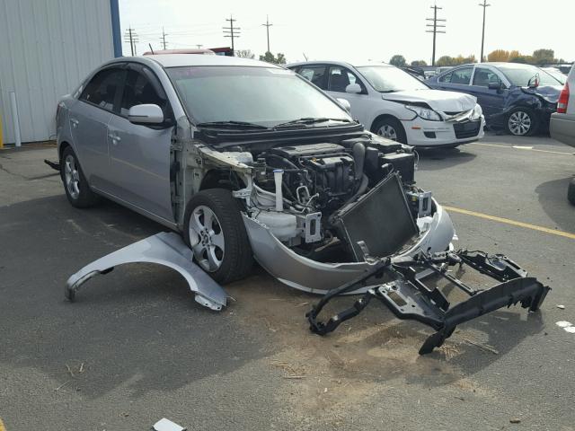 KNAFU4A24D5729324 - 2013 KIA FORTE EX SILVER photo 1