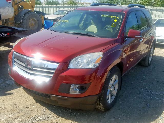 5GZER23D69J138704 - 2009 SATURN OUTLOOK XR წითელი ფოტო 2