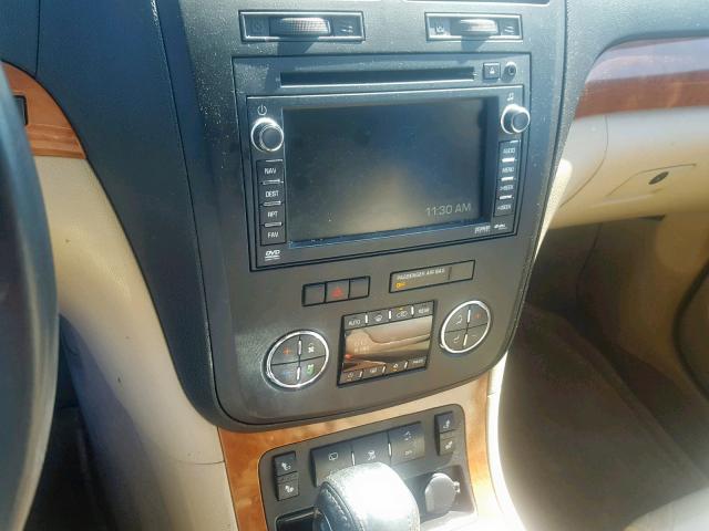 5GZER23D69J138704 - 2009 SATURN OUTLOOK XR წითელი ფოტო 9