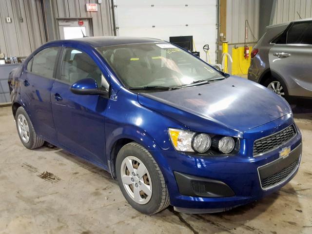 1G1JA5SG4D4146157 - 2013 CHEVROLET SONIC LS أزرق صورة 1