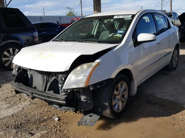 3N1AB6AP1AL705071 - 2010 NISSAN SENTRA 2.0 WHITE photo 2