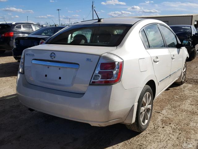 3N1AB6AP1AL705071 - 2010 NISSAN SENTRA 2.0 WHITE photo 4