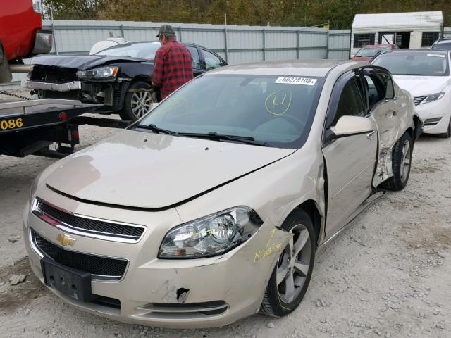 1G1ZC5E08CF286114 - 2012 CHEVROLET MALIBU 1LT GOLD photo 2