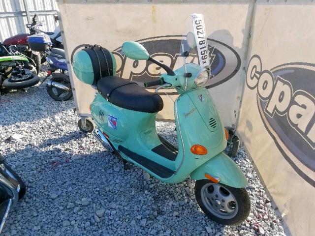 ZAPM198F04501107 - 2004 VESPA SCOOTER GREEN photo 1