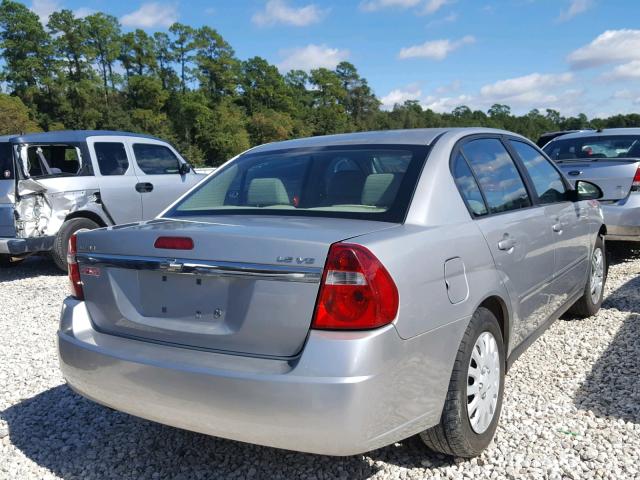 1G1ZS53896F135850 - 2006 CHEVROLET MALIBU LS 银色 照片 4
