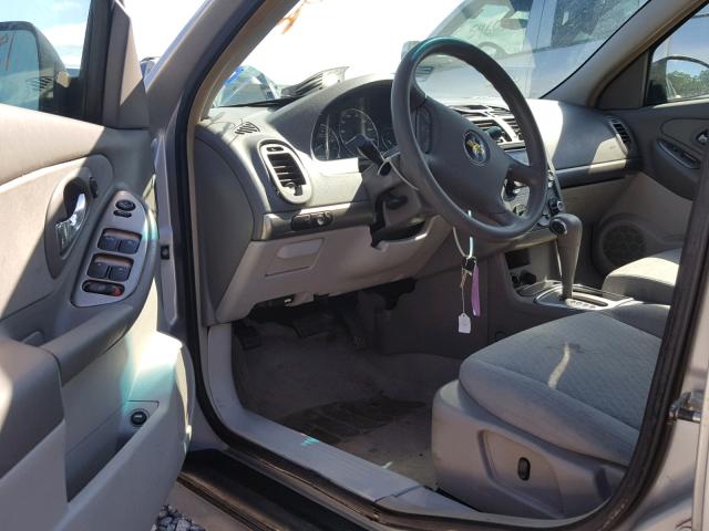 1G1ZS53896F135850 - 2006 CHEVROLET MALIBU LS 银色 照片 9