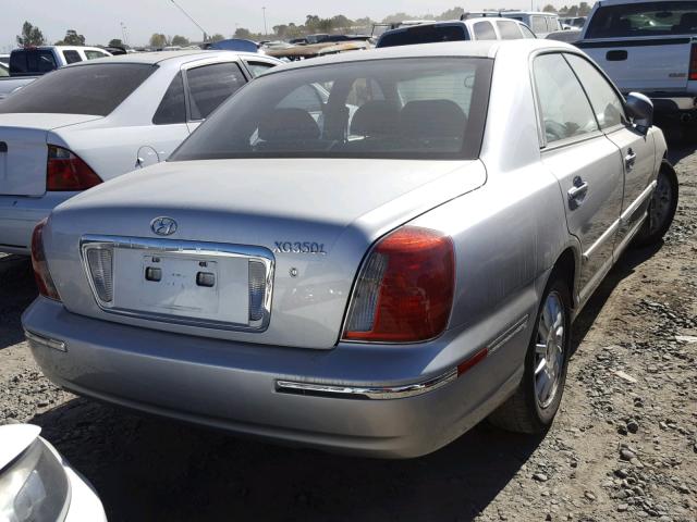 KMHFU45EX5A387521 - 2005 HYUNDAI XG 350 SILVER photo 4