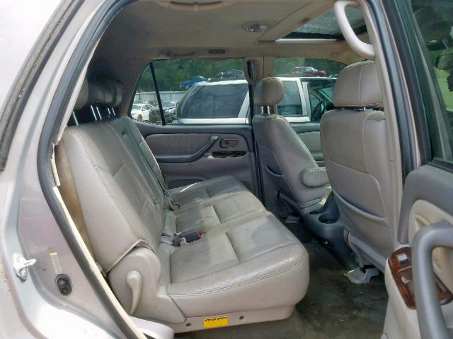 5TDZT38A62S101976 - 2002 TOYOTA SEQUOIA LI GRAY photo 6