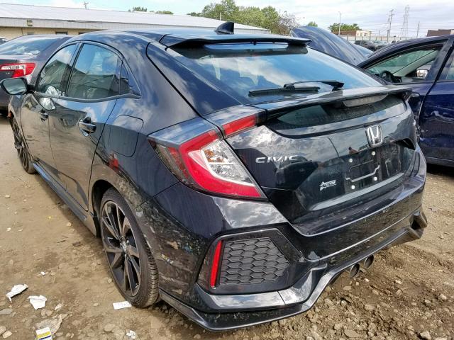 SHHFK7H41HU224636 - 2017 HONDA CIVIC SPOR BLACK photo 3