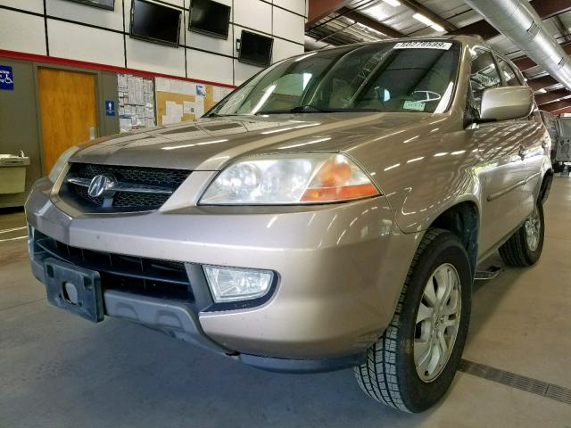 2HNYD18853H554216 - 2003 ACURA MDX TOURIN GOLD photo 2