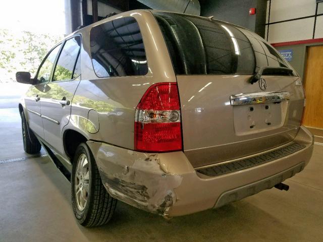 2HNYD18853H554216 - 2003 ACURA MDX TOURIN GOLD photo 3