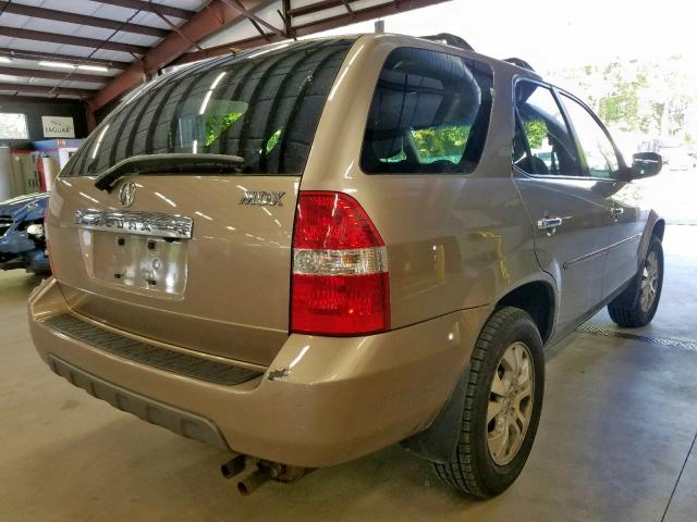 2HNYD18853H554216 - 2003 ACURA MDX TOURIN GOLD photo 4