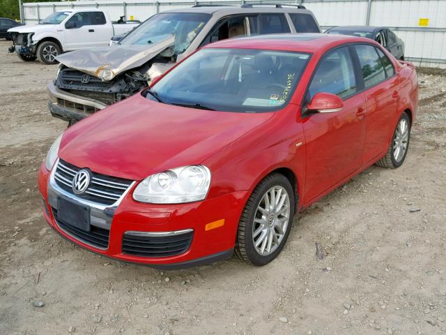 3VWRJ71K78M169869 - 2008 VOLKSWAGEN JETTA WOLF RED photo 2