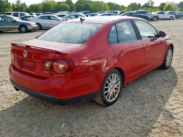 3VWRJ71K78M169869 - 2008 VOLKSWAGEN JETTA WOLF RED photo 4