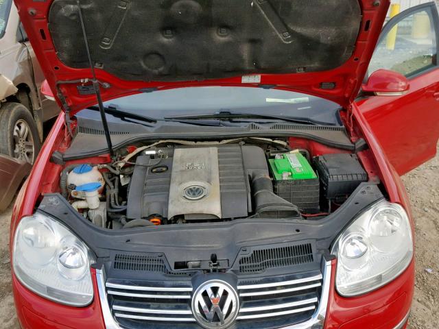 3VWRJ71K78M169869 - 2008 VOLKSWAGEN JETTA WOLF RED photo 7