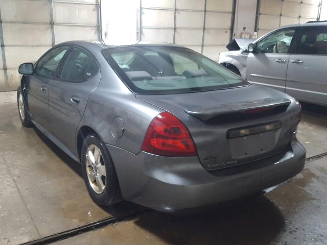 2G2WP522251322544 - 2005 PONTIAC GRAND PRIX GRAY photo 3