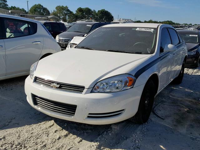 2G1WS55R079411335 - 2007 CHEVROLET IMPALA POL WHITE photo 2