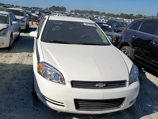 2G1WS55R079411335 - 2007 CHEVROLET IMPALA POL WHITE photo 9