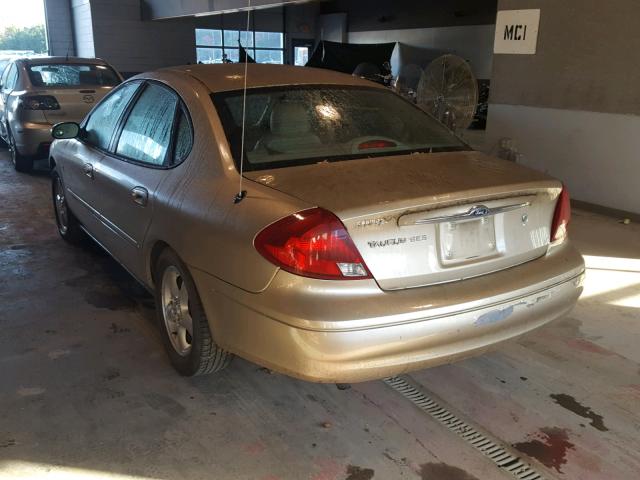 1FAFP55S0YA240996 - 2000 FORD TAURUS SES GOLD photo 3