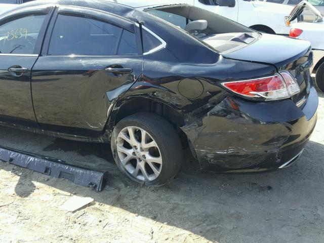 1YVHP82B095M09833 - 2009 MAZDA 6 S BLACK photo 9