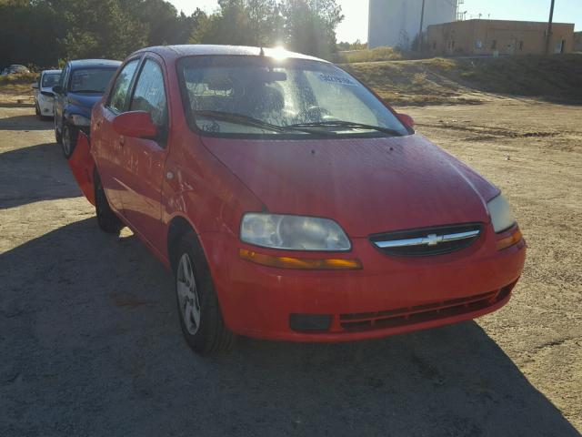 KL1TD52665B315940 - 2005 CHEVROLET AVEO BASE Qırmızı foto 1
