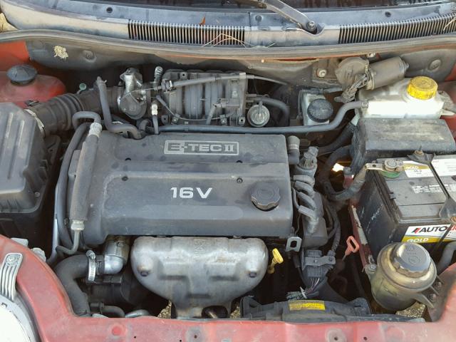 KL1TD52665B315940 - 2005 CHEVROLET AVEO BASE Qırmızı foto 7