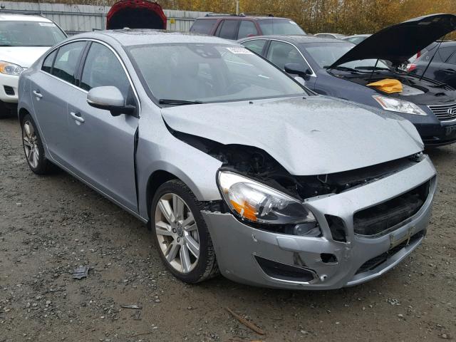 YV1902FH0D2202485 - 2013 VOLVO S60 T6 SILVER photo 1