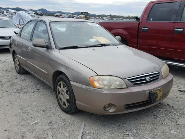 KNAFB121925154404 - 2002 KIA SPECTRA BA TAN photo 1