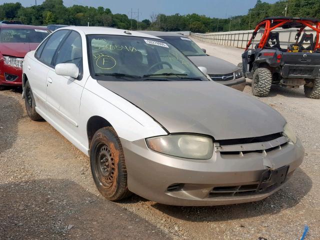 1G1JH54F737330540 - 2003 CHEVROLET CAVALIER L WHITE photo 1